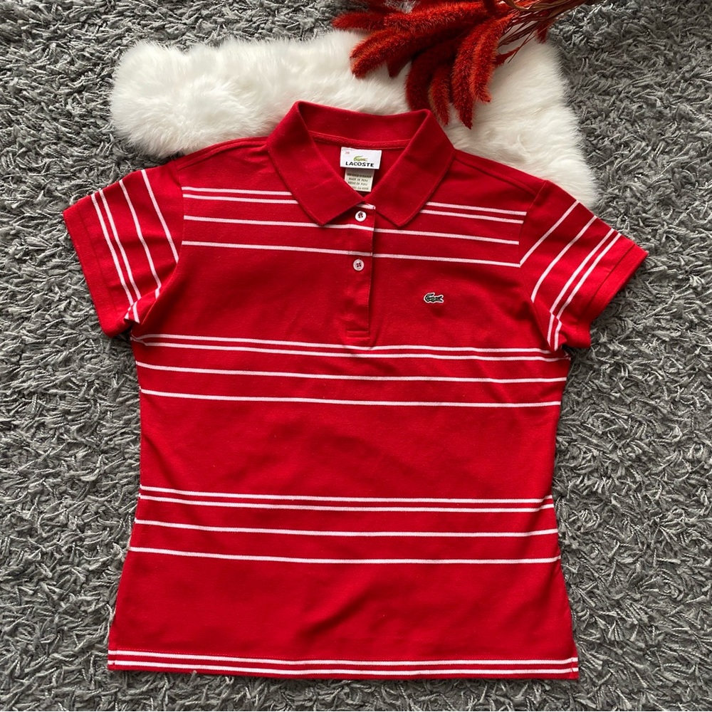 Lacoste Classic Striped Polo Shirt